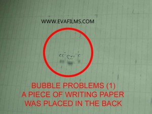 Bubbles of EVA FILM LAMINATED GLASS (1)