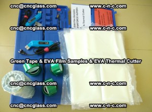 EVA FILM samples, Green tapes, EVA thermal cutter, for safety glazing (26)