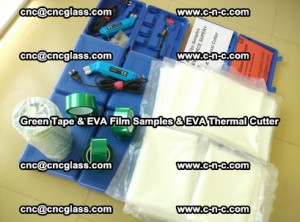 EVA FILM samples, Green tapes, EVA thermal cutter, for safety glazing (33)