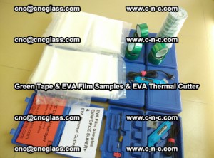 EVA FILM samples, Green tapes, EVA thermal cutter, for safety glazing (44)