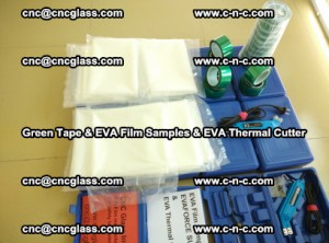 EVA FILM samples, Green tapes, EVA thermal cutter, for safety glazing (54)