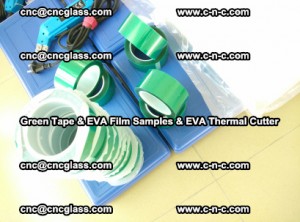 EVA FILM samples, Green tapes, EVA thermal cutter, for safety glazing (62)