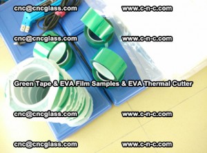 EVA FILM samples, Green tapes, EVA thermal cutter, for safety glazing (63)